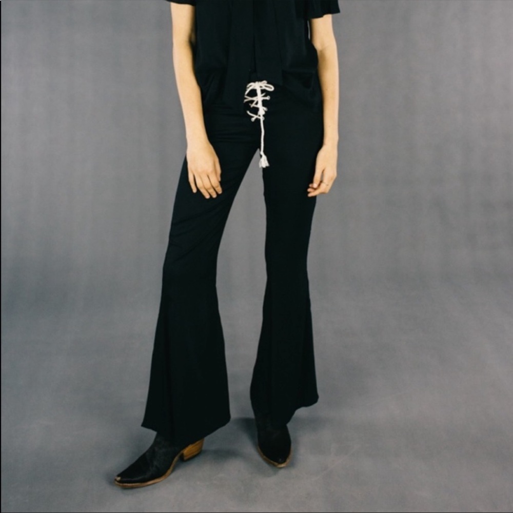LENNI LINEN PANTS flare pants SOLDOUT ONLINE🖤✔️🥊